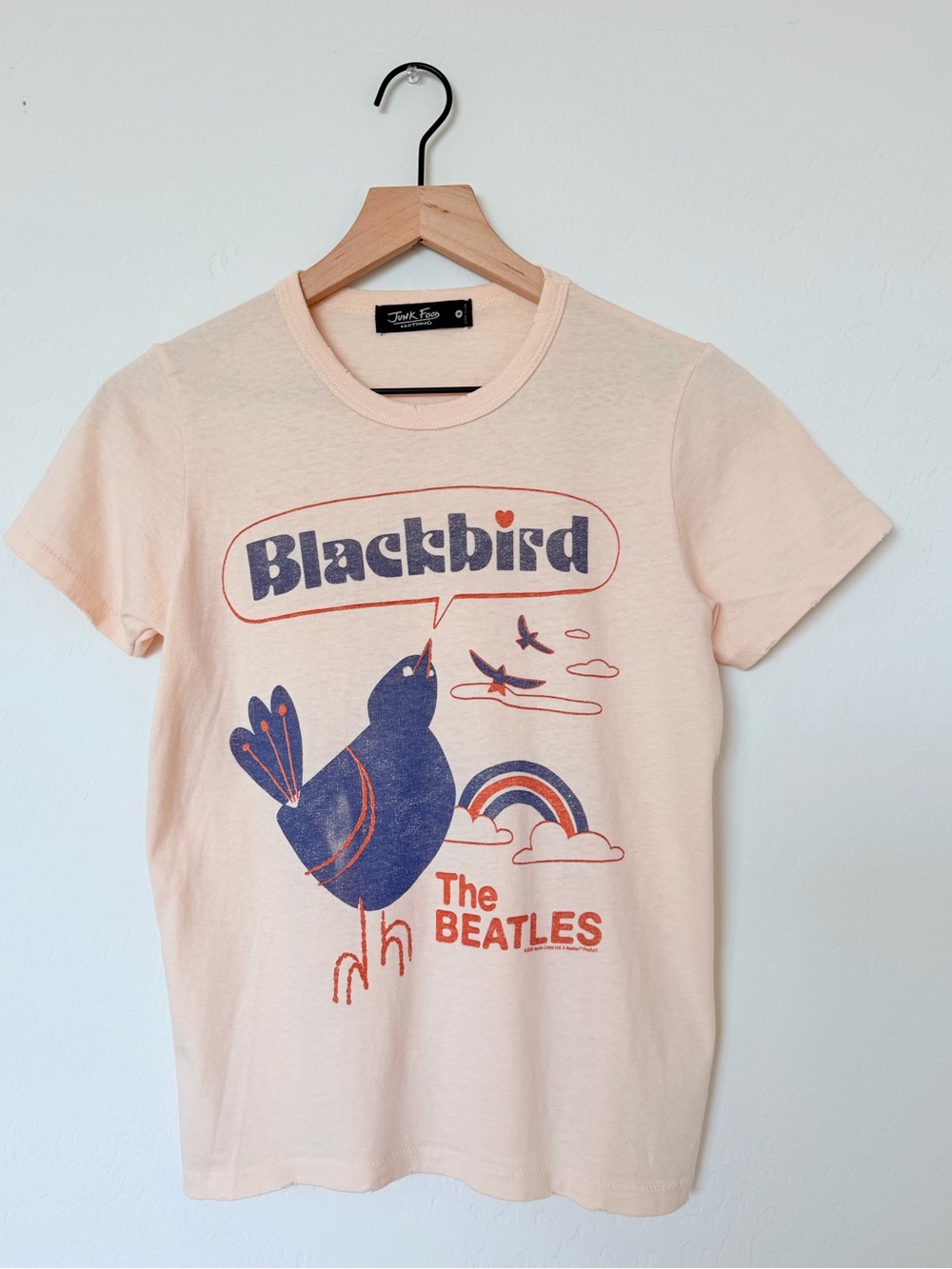 Junk Food WOMEN'S THE BEATLES BLACKBIRD ORIGINAL TEE